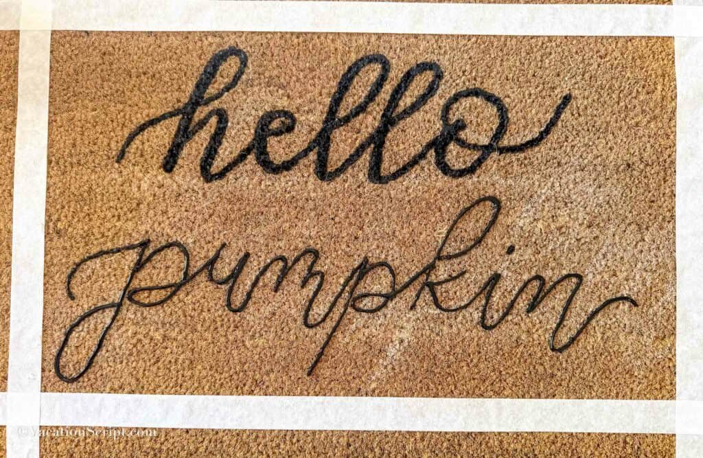 how to make a doormat