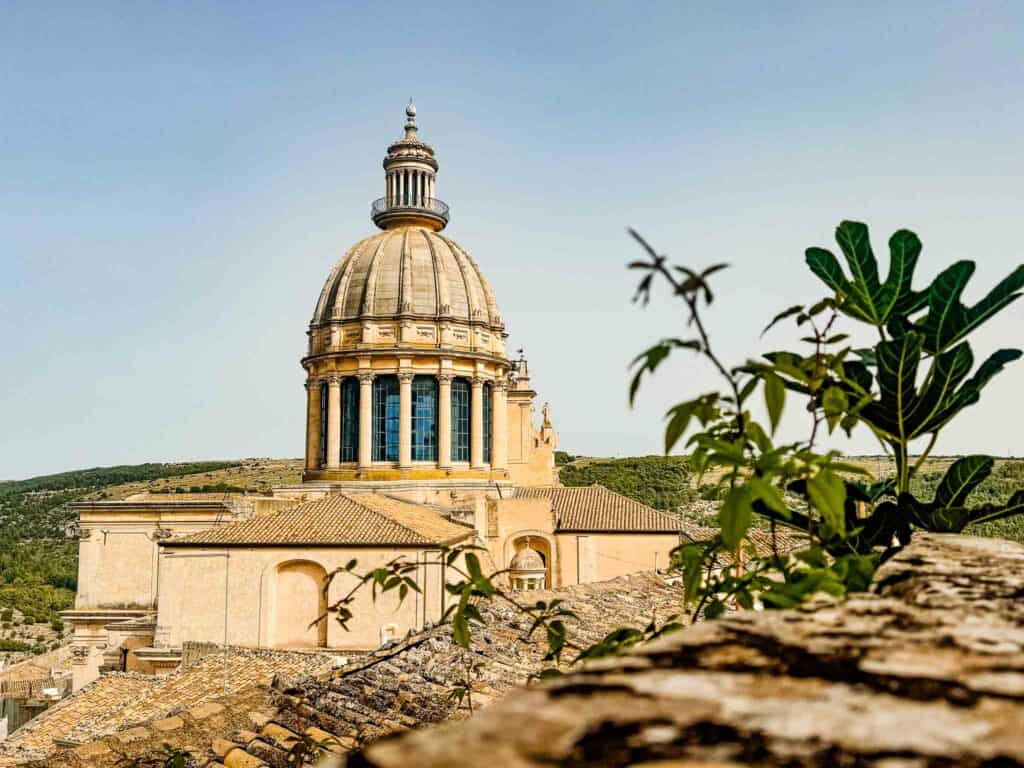 gray duomo dome from the Belvedere Solarino viewing terrace