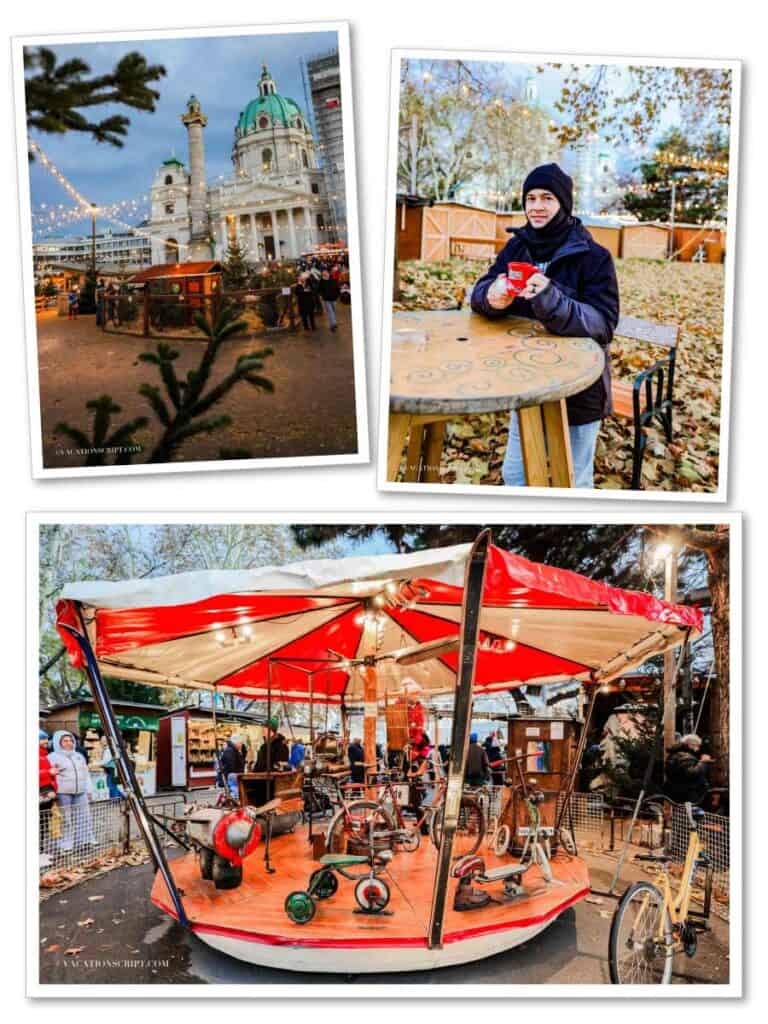 Art Advent Market by the Karlskirche